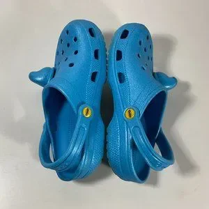 CROCS Shoes Crocs X Peeps Sparkle Blue Rubber Clogs W Peep